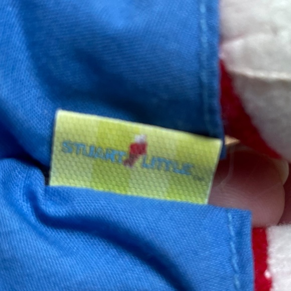 Vintage Stuart Little Plush Clip-On Backpack Keychain Sailor Suit w Sneakers 7” - Picture 5 of 7